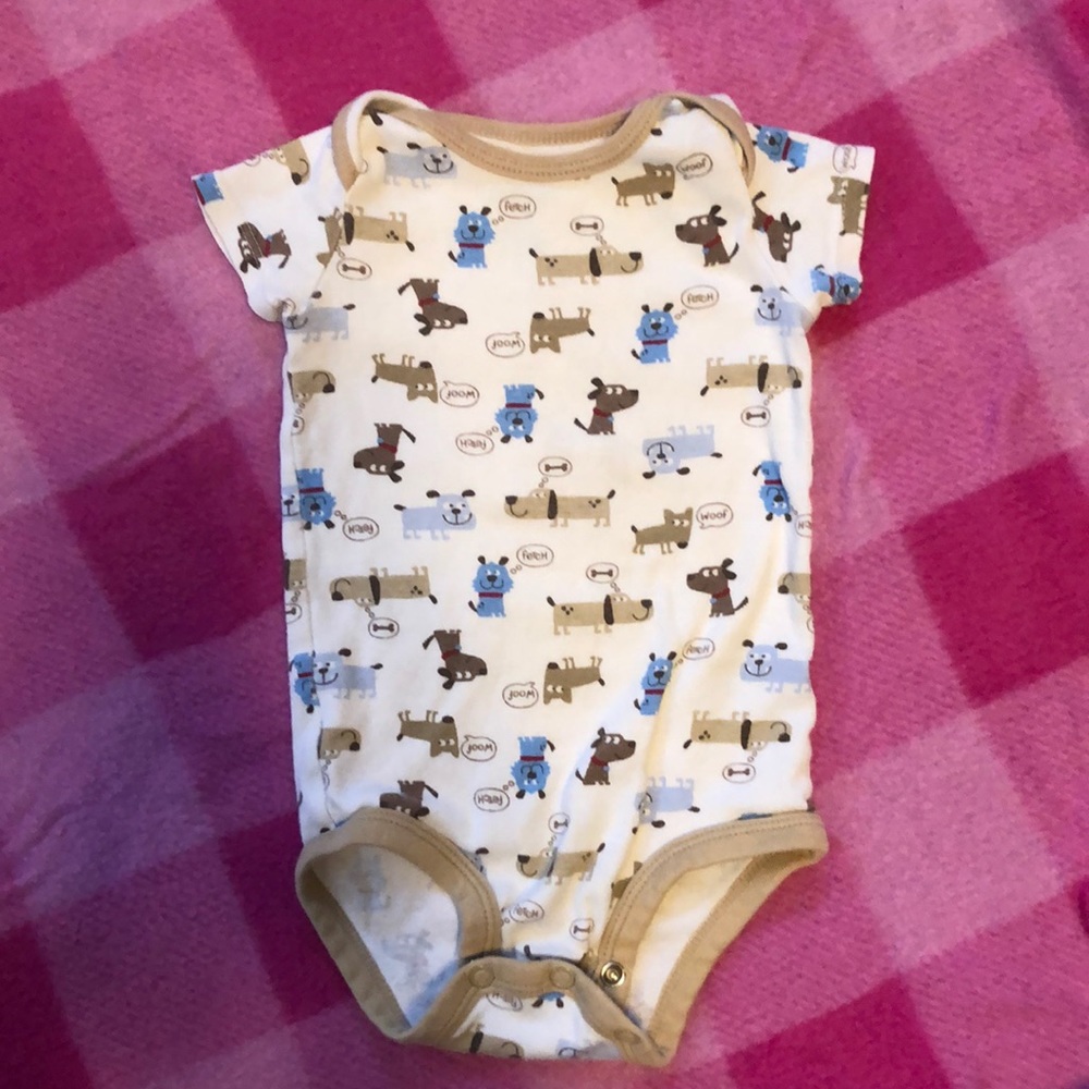 Boys dog onesie